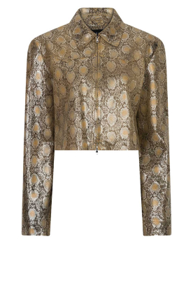 Ibana |  Leather jacket with print Jaylin | animal print 