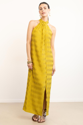 Look Halter maxi dress Praia