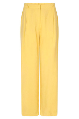 Dante6 |  Wide leg trousers Renea | yellow 