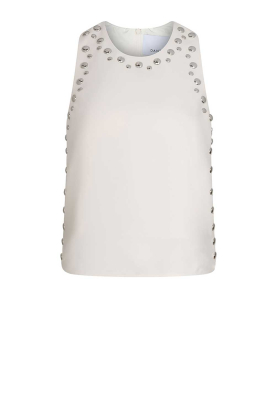 Dante6 |  Tank top with studs | natural  