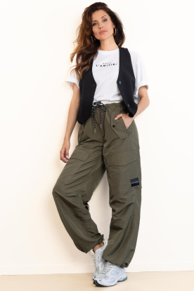 Haute L'Amitié |  Cargo pants Thalia | dark green 