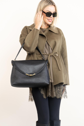Gianni Chiarini |  Structured hobo bag Bea | black 