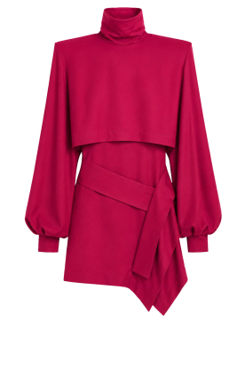 IRO | Mini-jurk met pofmouwen Veddy | roze 