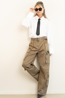 Look Oversized Poplin blouse Inga