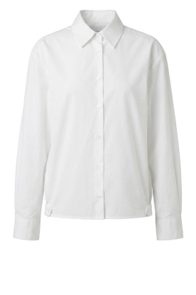 Herskind |  Blouse with elastic waist Catina | white 