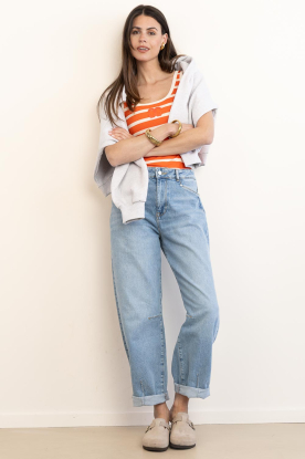 Look Ribbed top with stripes Granny