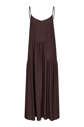 Co'Couture |  Viscose blend maxi dress Sunrise | brown 