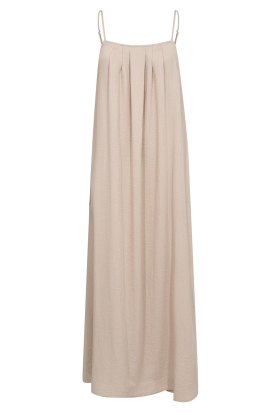 Co'Couture |  Viscose blend maxi dress Eva | beige 