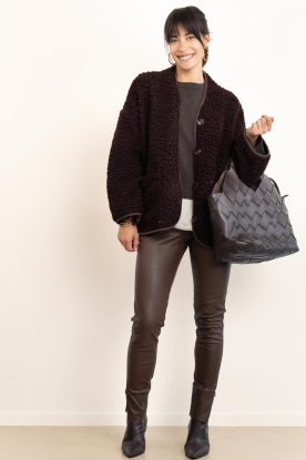Look Lamb leather stretch legging Pollie