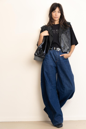 Look Boxy T-shirt met logo Muse