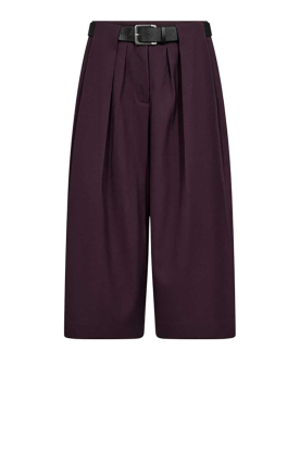 Copenhagen Muse | Bermuda short Tailor | aubergine 