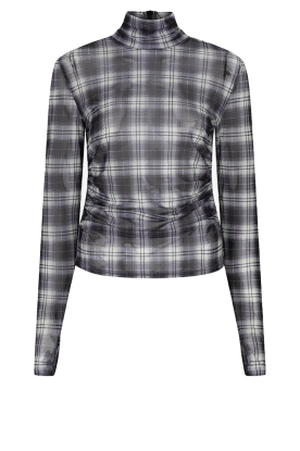 Dante6 |  Mesh checked top Casha | grey 