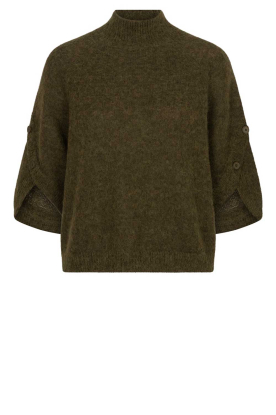 Dante6 | Zachte alpaca trui Mahani | groen 