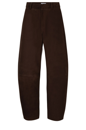Dante6 |  Suède barrel pants York | brown 