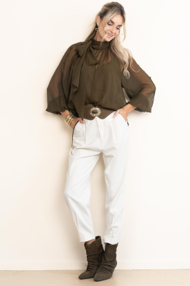 Look Transparent boho chiffon blouse Sonia
