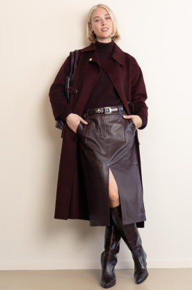 Look Lamb leather pencil skirt Lennie