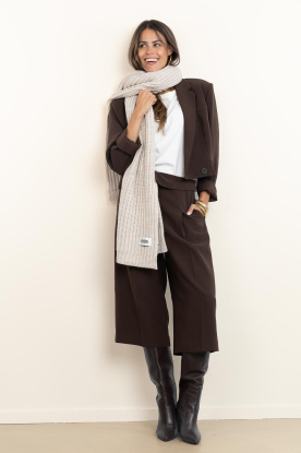 Dante6 |  Cropped trousers Tresor | brown 