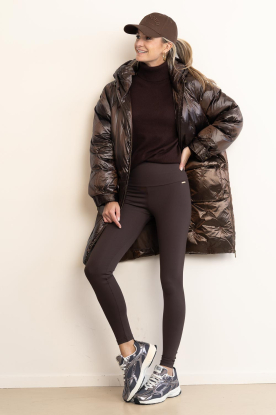 Look Long shiny puffer jacket Jolie