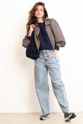 Look Knitted sweater with balloon sleeves Alor