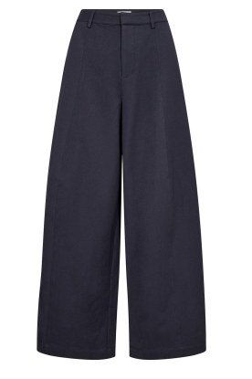 Co'Couture |  Barrel trousers Demi | blue 