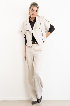 Look Herringbone trousers Calin