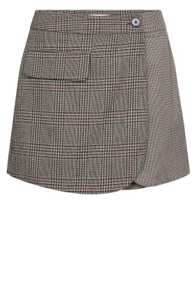 Co'Couture |  Checked skort Veya | brown 