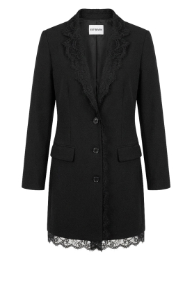 Est'Seven |  Blazer/dress with lace Joey | black 