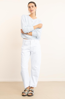 Est'Seven |  Barrel jeans Ball | white 