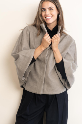 Club L'avenir |  Poncho Sady | taupe 