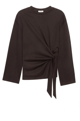 Club L'avenir |  Wrap top Sina | chocolate 