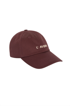 Club L'avenir |  Cap with logo Aysa | burgundy 