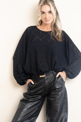 Look Lace top with batwing sleeves Caterina