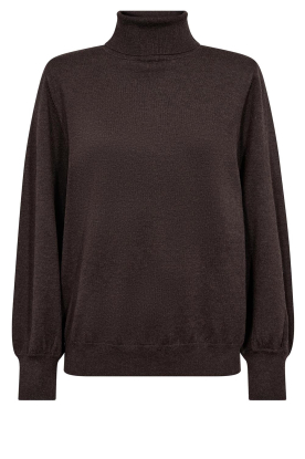 Co'Couture |  Soft turtleneck Cory | brown 