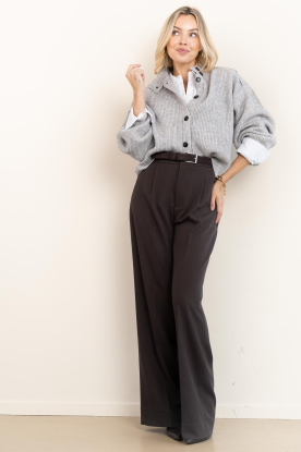 Look Knitted cardigan with buttons Row