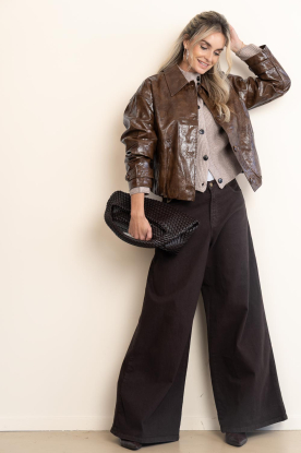 Look Knitted cardigan with buttons Row