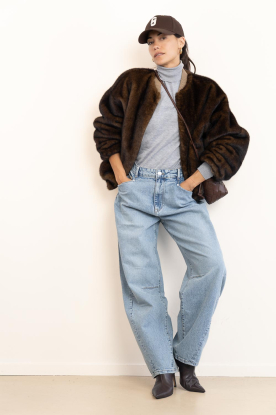 Look Reversible faux fur jacket Etta