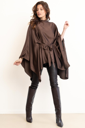 STUDIO AR |  Stretch leather legging Soraya | brown 