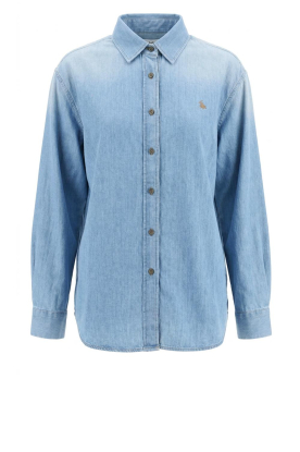 Lois Jeans |  Light denimblouse Noor | blue 
