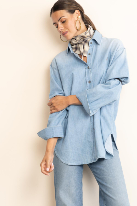 Lois Jeans |  Light denimblouse Noor | blue 