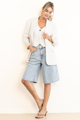 by-bar |  Denim bermuda shorts Soho | blue 