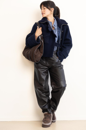 MOU |  Suède lace-up boots Eskimo | brown 