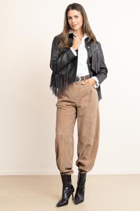 Look Leather fringe jacket Charlie