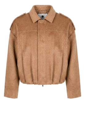 Alter Ego |  Double face wool bomber Meghan | tabacco 