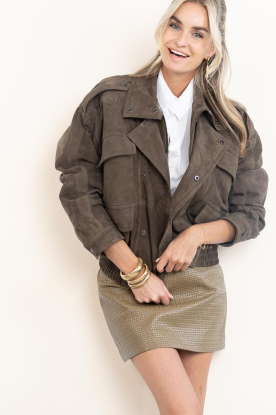 Alter Ego |  Suède bomber Holly | green 