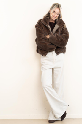 Look Reversible faux fur bomber Ally