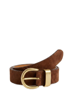 Sessun |  Suede belt Miloa | camel  