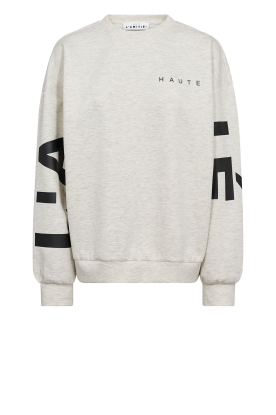 Haute L'Amitié |  Sweater with logo Maxi | natural 