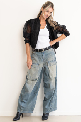 Look Cropped bomber Jill
