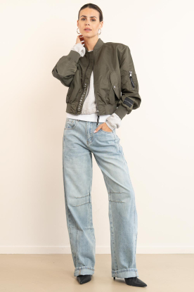 Look Cropped bomber jacket Sally