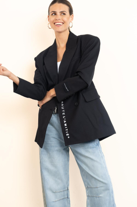 Haute L'Amitié |  Double breasted blazer Premiere | black 